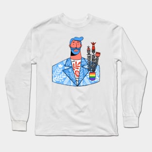 The Flower Man Long Sleeve T-Shirt